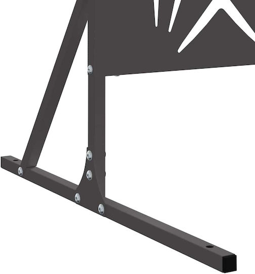 vidaXL Raumteiler Metall mit 1 Paneel 100x180cm