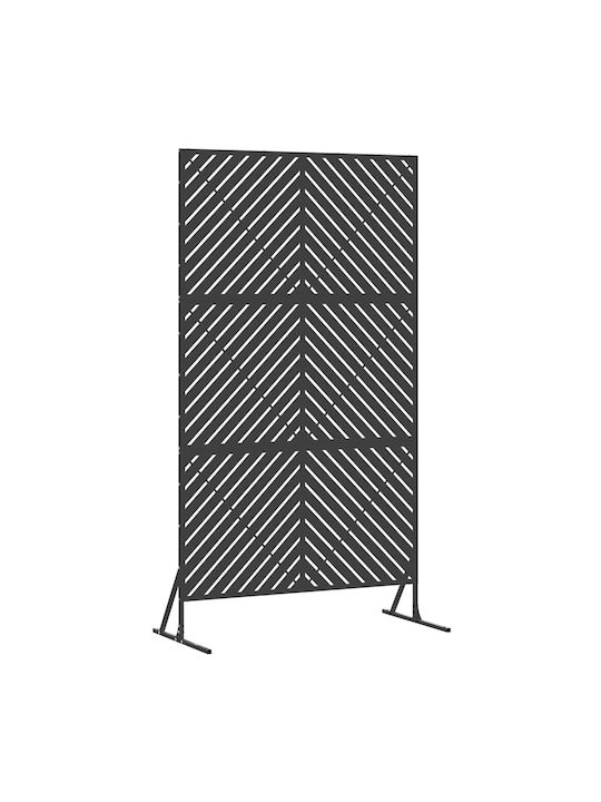 vidaXL Decorative Room Divider Metal 100x180cm