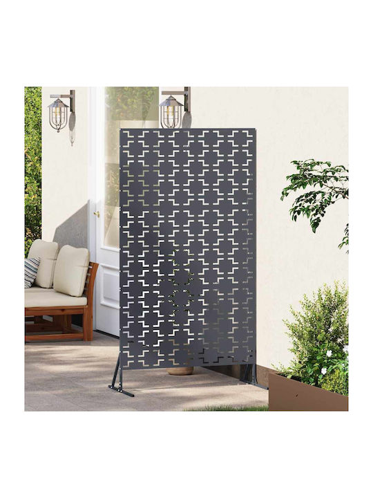vidaXL Raumteiler Metall 100x180cm