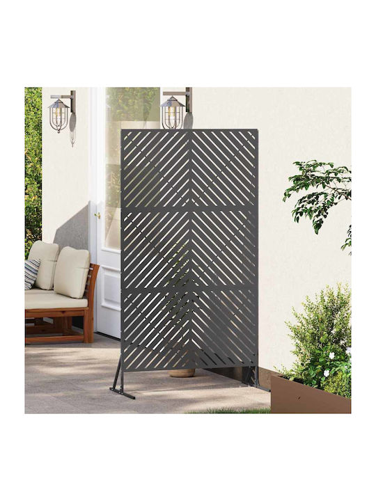vidaXL Decorative Room Divider Metal 100x180cm