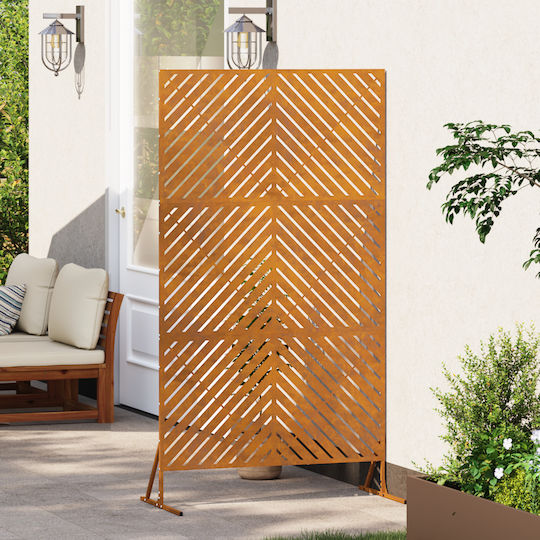 vidaXL Separatoare De Cameră Metalic Cu 1 Foaie 100x180cm