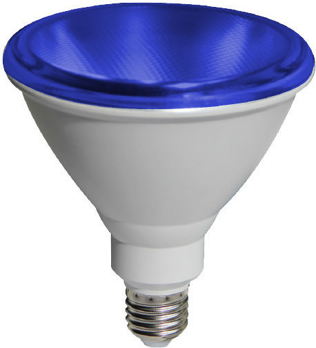 Aca Λάμπα LED 15W 130mm για Ντουί E27 και Σχήμα PAR38 Μπλε 1150lm