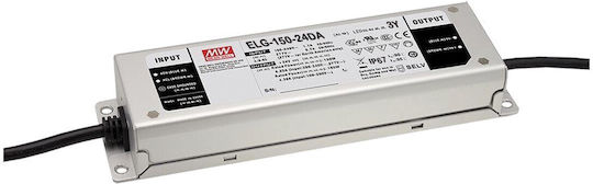 Mean Well ELG-150-24DA Einstellbares Dimmbares LED-Netzteil Wasserdicht IP67 Leistung 150W mit Ausgangsspannung 24V