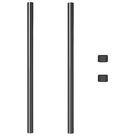 vidaXL Garden Fencing Material 2pcs Gray