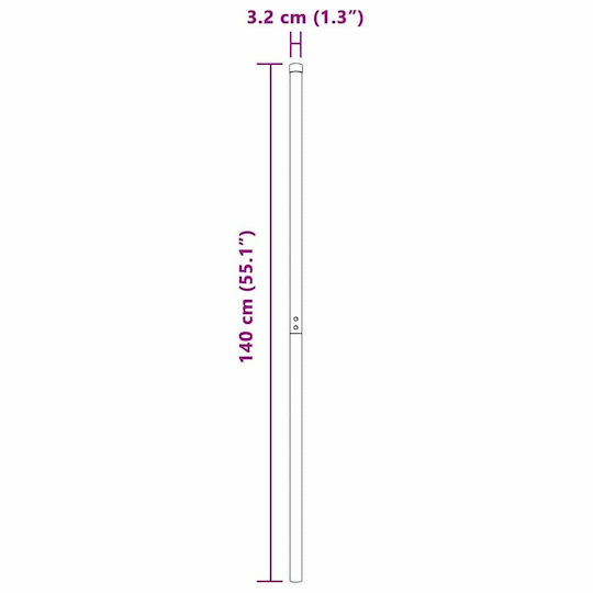 vidaXL Garden Fencing Material 2pcs Green