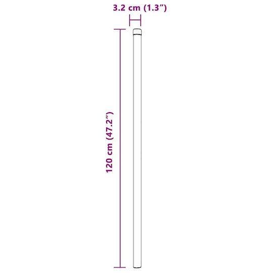 vidaXL Garden Fencing Material 2pcs Gray