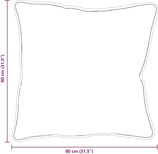 vidaXL Hotel Duvet Cover Polycotton 200x200cm 3pcs