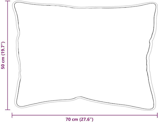 vidaXL Παπλωματοθήκη Ξενοδοχείου Polycotton 200x220εκ. 3τμχ