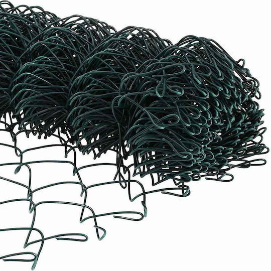 vidaXL Wire Fencing Galvanized Set Silver 0.6x25m