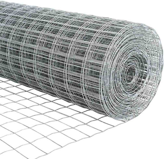 vidaXL Συρματόπλεγμα Σετ Ασημί 0.6x10m