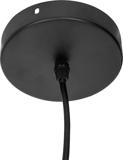 Click Verstellbar Hängelampe Schwarz Glocke mit Fassung E27 30x30x32cm.
