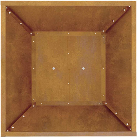 vidaXL Βάση Γλάστρας Γκρι 40x40x101εκ.