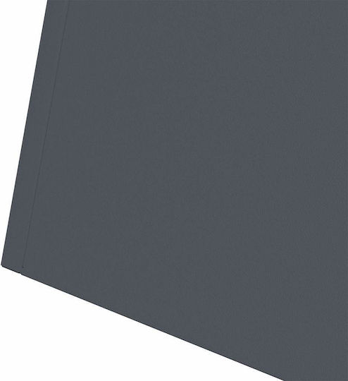 vidaXL Blumentopfständer Metall Grau 35cmx35cmx73cmcm.