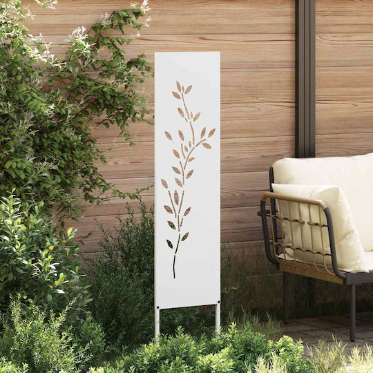 Vidaxl Decorative Garden Panel White 32 x 140 cm