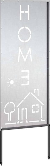 Vidaxl Decorative Garden Panel Silver 50 x 140 cm Stainless Steel