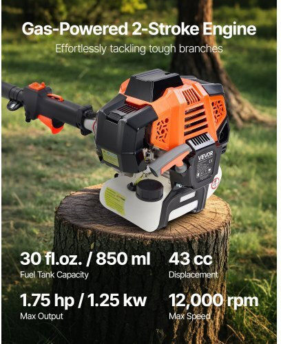 Vevor Vevor Gasoline Garden Multi Tool 2 in 1 Chainsaw Extension