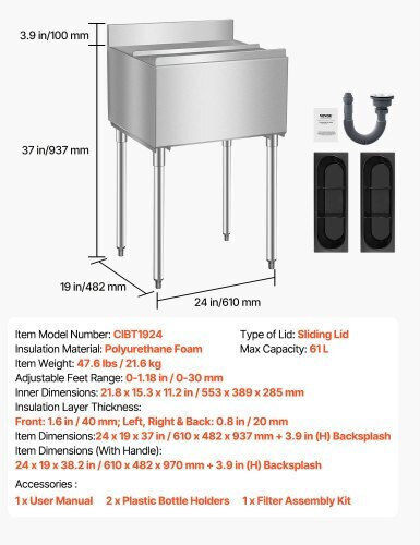 Vevor Ice Bucket Container