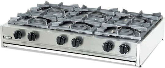 Vimitex 206-M Εστία Υγραερίου Εξαπλή 42kW 120x70x25cm