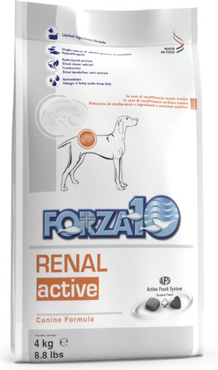 Forza10 Active Line Renal 4kg Hrană Uscată Dietetic pentru Câini Adulţi cu Orez