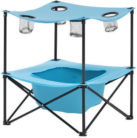 Vevor Τραπέζι για Camping Πτυσσόμενο Μπλε