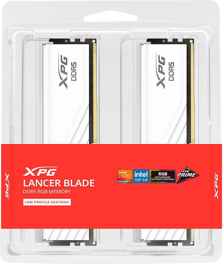 Adata XPG Lancer Blade DDR5 32GB RAM με 2x16GB Modules και Ταχύτητα 6000 για Desktop