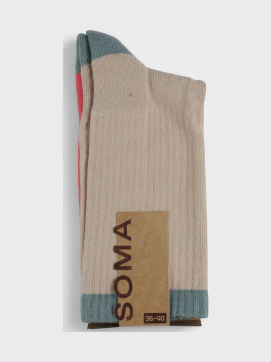 Soma Socks Γυναικείες Κάλτσες Πολύχρωμο 3Pack