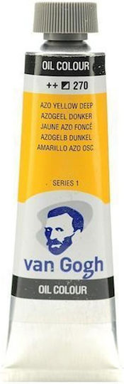 Royal Talens Oil Colour 60ml Van Gogh Azo Yellow Deep 3s