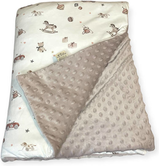 Grandes Suenos Duvet Crib Cotton Gray 75x100cm