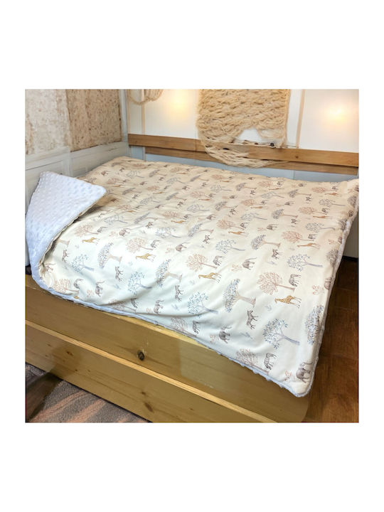 Grandes Suenos Πάπλωμα Κούνιας Γαλάζιο 75x100cm