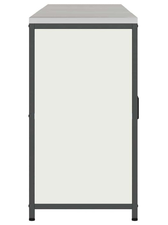 Επιδαπέδιο Ντουλάπι Λευκό 210x50x92εκ.