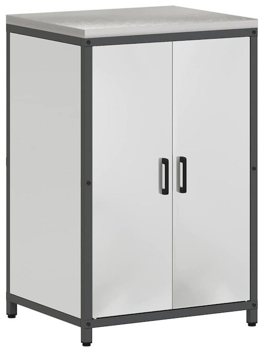 vidaXL Rack de bucătărie Argintie 150x50x92cm