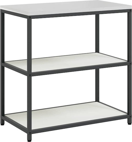 vidaXL Boden-Küchenschrank Weiß 210x50x92cm
