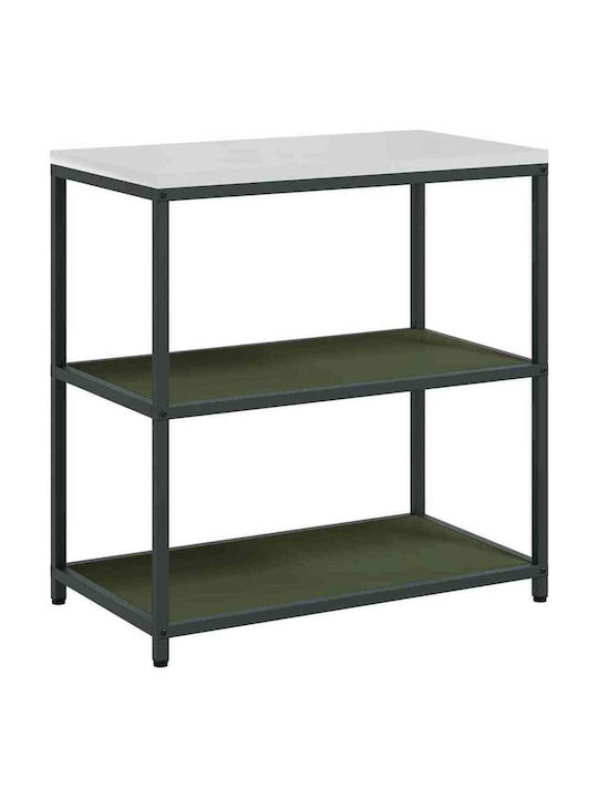 Bodenmontierter Küchenschrank Grün 90x50x92cm