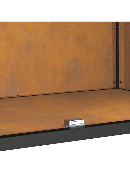 Vidaxl Kitchen Storage Cabinet Food Rack Rusty 60 X 50 X 92 Cm