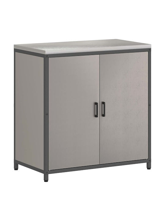 Vidaxl Kitchen Storage Cabinet Food Rack Rusty 60 X 50 X 92 Cm