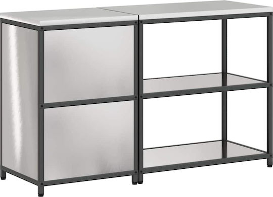 Dulap De Bucătărie De Pardoseală Alb 150x50x92cm