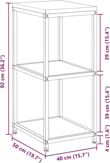 Επιδαπέδιο Ντουλάπι Πράσινο 40x50x92εκ.