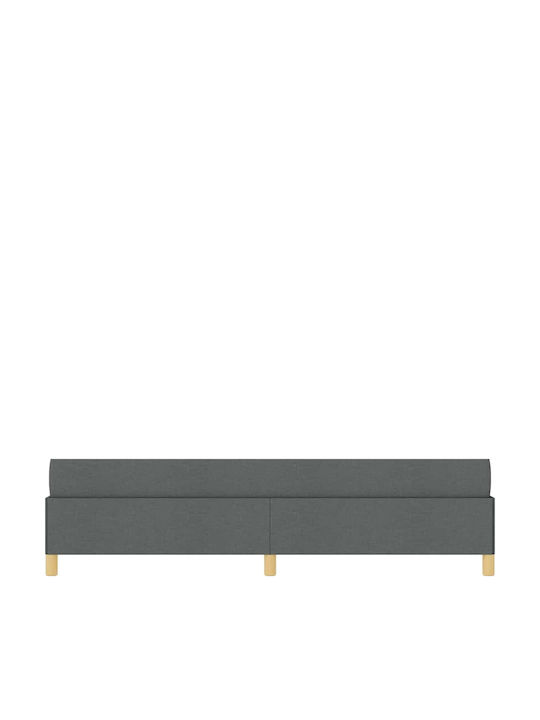 Kinderbett Klassisch Einzeln Gray für Matratze 90x200cm