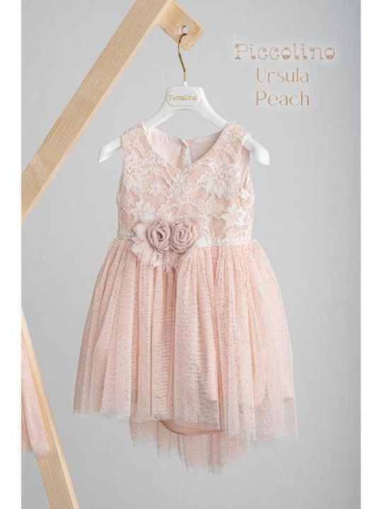 Piccolino Ursula Pfirsich Taufkleid