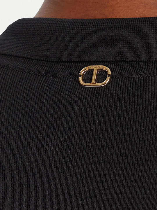 Midi Abendkleid Schwarz