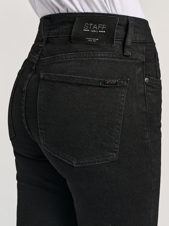 Beatrice Damenjeans Schlaghose in Bootcut-Passform Schwarz