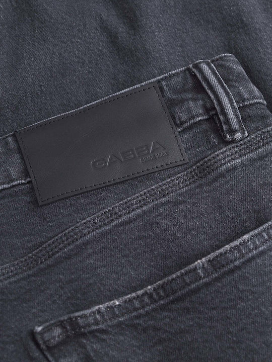 Men's Jeans Pants With Loose Tapered Fit Black
