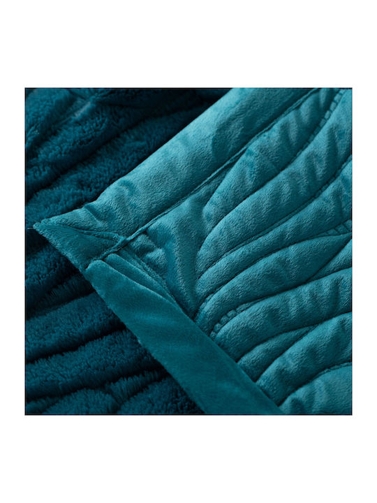 Anna Riska Duvet Cover Queen 220x240cm Lucia 3 Lake Blue 220 GSMGsm