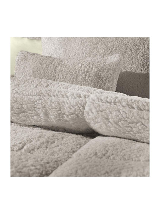 Guy Laroche Duvet Cover with Hollowfiber Filling Queen 220x240cm Mouton Natural 650 GSMGsm