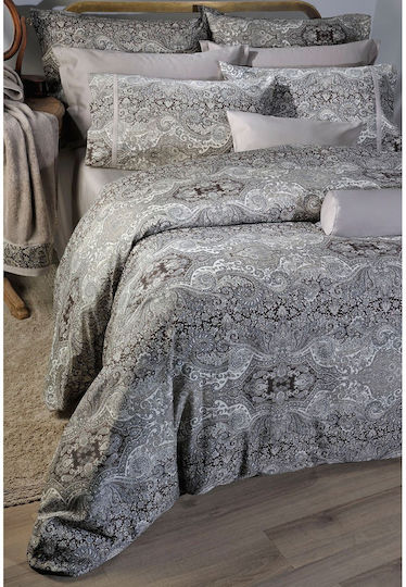 Down Town Home Duvet Queen 235x250cm 834 Bombay Brown 350 GSMGsm