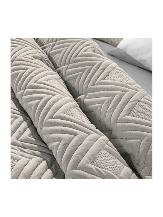 Guy Laroche Bettdecke Einzelbett mit Hollowfiber-Füllung 160x220cm Eden Beige