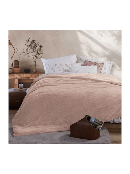 Nef-Nef Homeware Duvet Cover Single 160x220cm Ezra Mocca