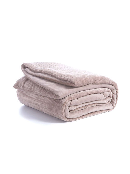 Nef-Nef Homeware Duvet Cover Single 160x220cm Ezra Mocca