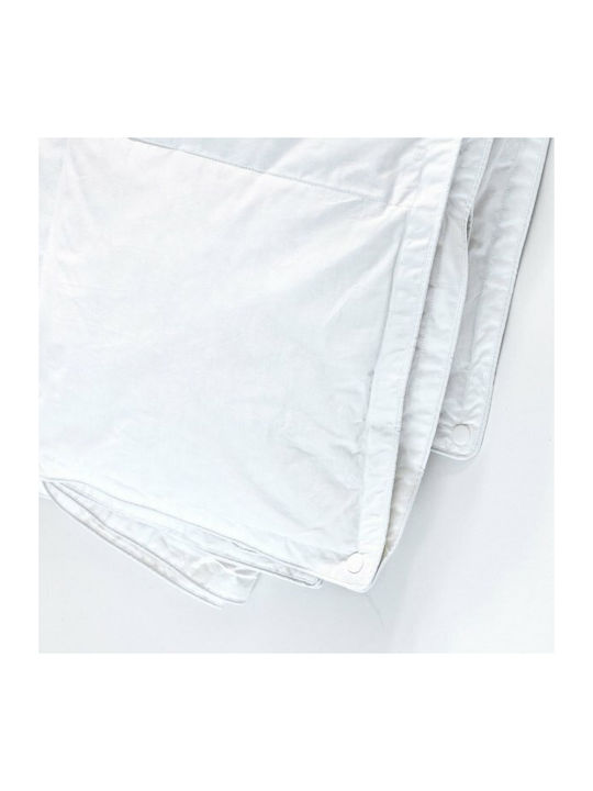 Palamaiki Duvet Queen with Microfiber Filling 220x240cm Twin Stripe White Comfort 200 GSMGsm 5 togs Togs
