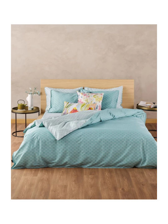 Kentia Πάπλωμα Υπέρδιπλο 220x240εκ. Neve MInt Green 300 GSM